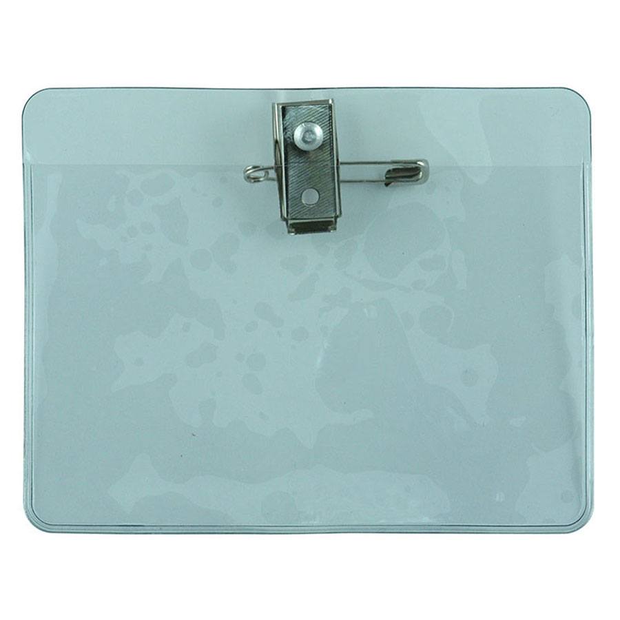Name Badge ID Holder Large Pin & Clip BADG1020 COS Complete Office Supplies
