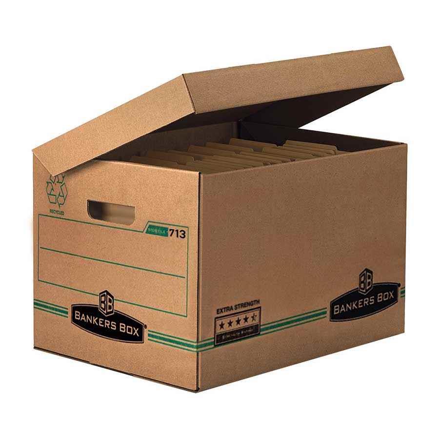 Bankers Box Archive Box with Hinged Lid BOAR1071 COS Complete Office Supplies