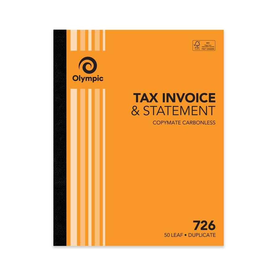 Invoice Book 726 Duplicate Carbonless BOOK4240 COS Complete