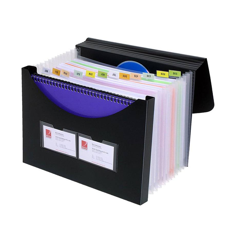Marbig Expanding File A4 w/ Storage Box FILE2940 COS Complete