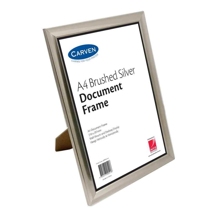 Carven Document Frame A4 Brushed FRAM1024 COS Complete Office