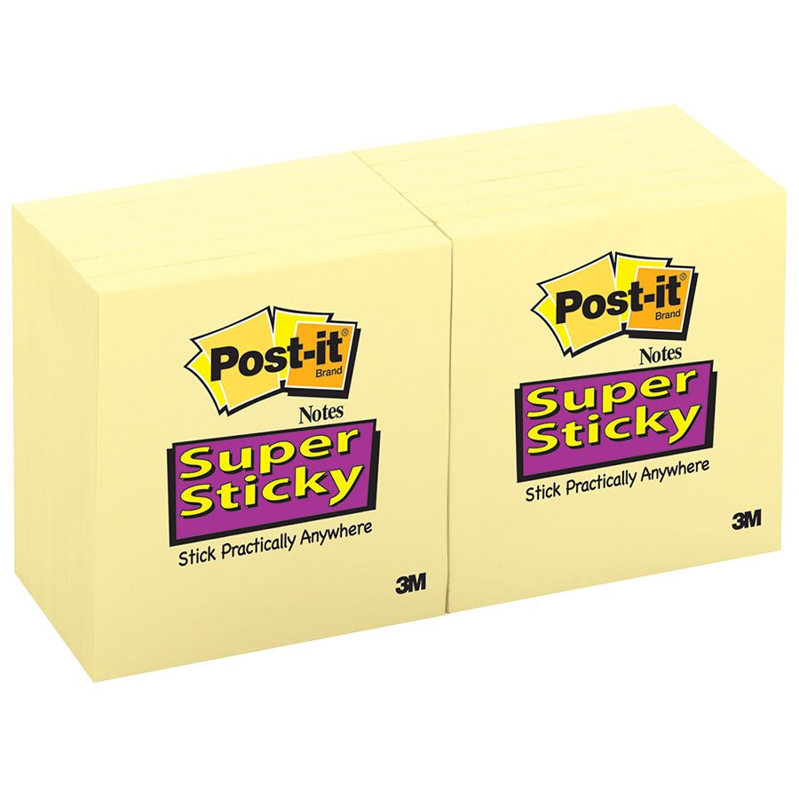 Postit Notes Super Sticky 76x76 POST1136 COS Complete Office