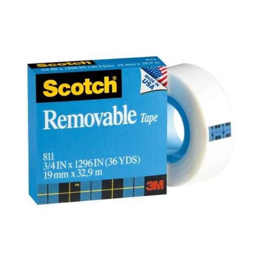 Scotch Removable Magic Tape 19mm x 33m TAPE5610 COS Complete