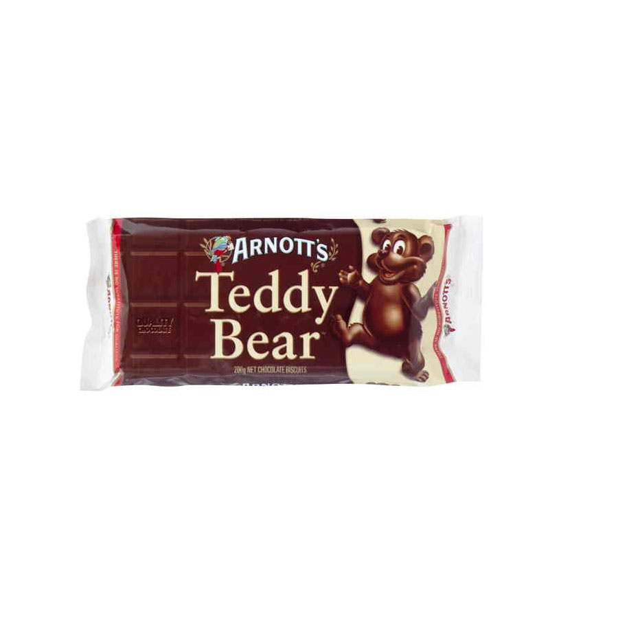 Arnotts Chocolate Teddy Bear 200g COS Complete Office Supplies