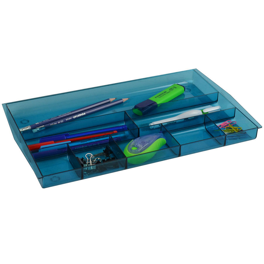 Italplast Desk Drawer Tidy Tinted COS Complete Office Supplies