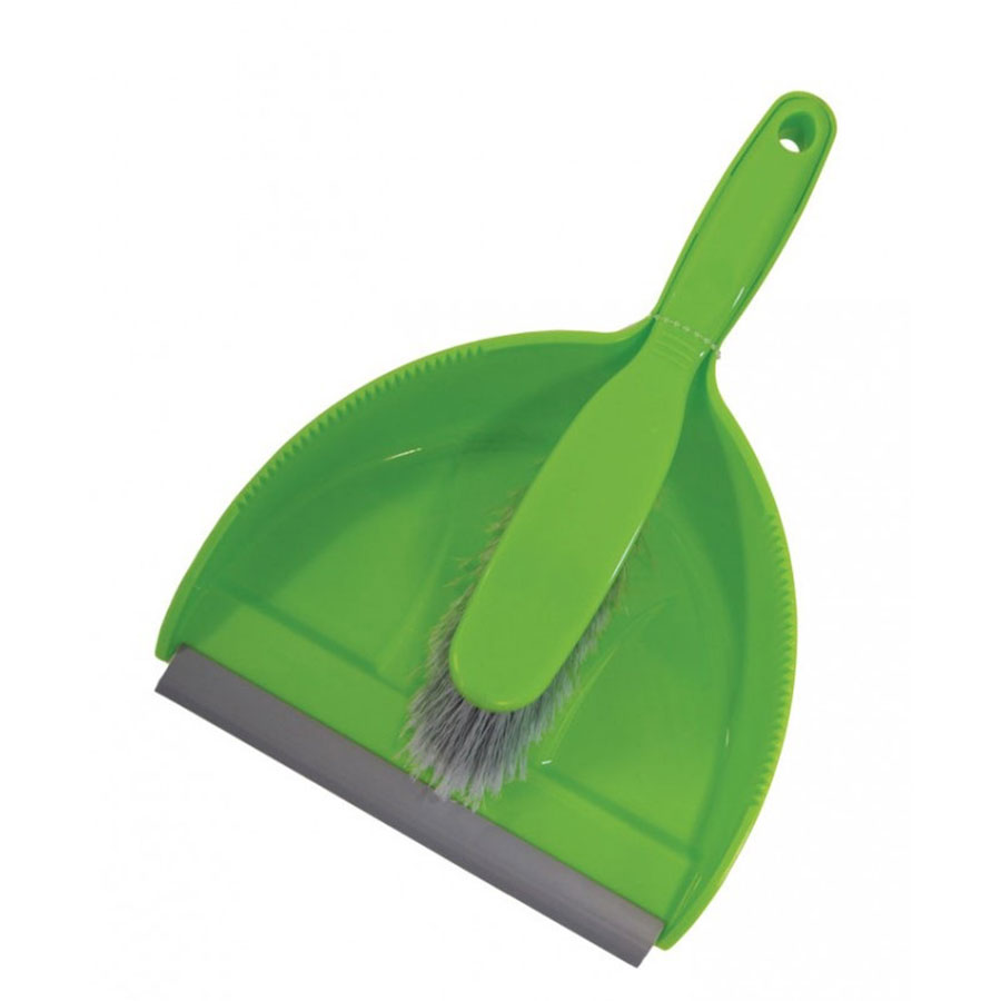 Sabco Dustpan & Broom Set Plastic COS Complete Office Supplies