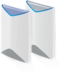 Orbi High-performance AC3000 Tri-band WiFi Syst...