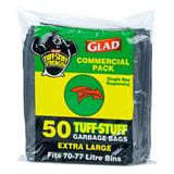 Glad Tuff Stuff Bin Liner 70-77L Pk200