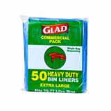 Glad Commercial  HD Bin Liners 70-77L