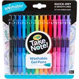 Crayola Take Note Washable Gel Pen 0.7mm