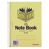 Spirax Notebook 571 A5 300 Pg
