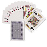 Playing Cards Plastic Coated Red/Blue