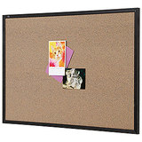 Quartet Black Frame Corkboard 600x450mm