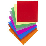 Rainbow Gloss Paper Squares 127 x 127mm