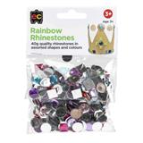 Rainbow Rhinestone Sequins 40g