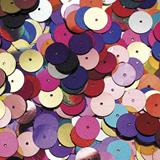 Sequins Flat Round 10mm Assorted Colours