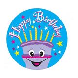 Avery Happy Birthday Stickers