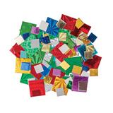 Cardboard Mosaic 1&2cm Metallic Squares
