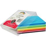 Rainbow Matt Paper Squares 127mm D/S