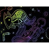 Rainbow Scratch Card A4