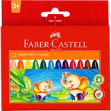 Faber-Castell Jumbo Wax Crayons