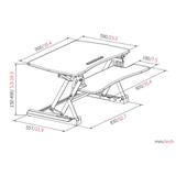 DESK0519WE Professional Sit Stand Desk 900W