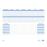 Bantex Desk Mat Planner Weekly Refills