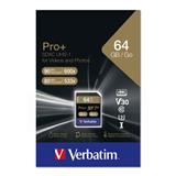 Verbatim Pro Plus 600X SDXC 64GB