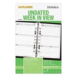 Desk Organiser Refill Weekly Undated