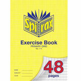 Spirax Primary Grid Bk A4 10x5 70gsm 48P