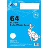 Exercise Book A4 14mm DT 70gsm 64Pg