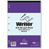 Graph Pad A4 2mm Grid 25 Leaf 7 Holes