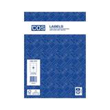 COS Multi-Use Labels 8 Per Sheet