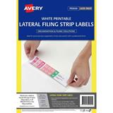 Avery FilePro Lateral Filing Labels 4Up