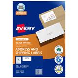 Avery Quick Peel Labels 65 Per Sheet