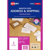 Avery Trueblock Bulk Labels 2 Per Sheet