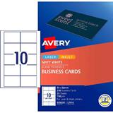 Avery Laser Business Cards L7414 90x52mm