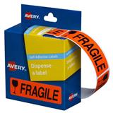 Avery FRAGILE Dispenser Labels