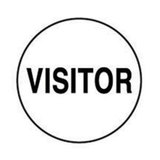 Visitor Hard Hat Label