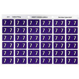 Avery Lateral Filing Labels Numeric *7*