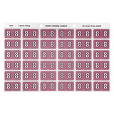 Avery Lateral Filing Labels Numeric *8*