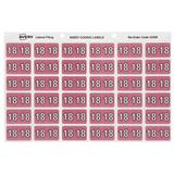 Avery Lateral Filing Labels Year *18*