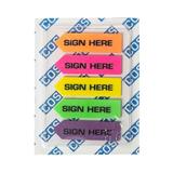 COS Translucent Neon Sign Here Arrows