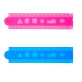 Folding Plastic Ruler 150mm to 300mm