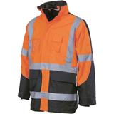 6 In 1 Hivis Jacket With Tape L