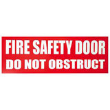 Fire Safety Door Sign 360 x 140mm