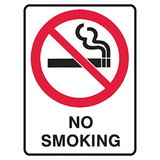 No Smoking Sign Poly 225x300mm