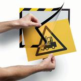 Durable Security Magnetic Sign Holder A4