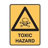 Toxic Hazard Poly 300X45mm
