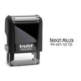Self Inking 26 x 9mm Custom Stamp